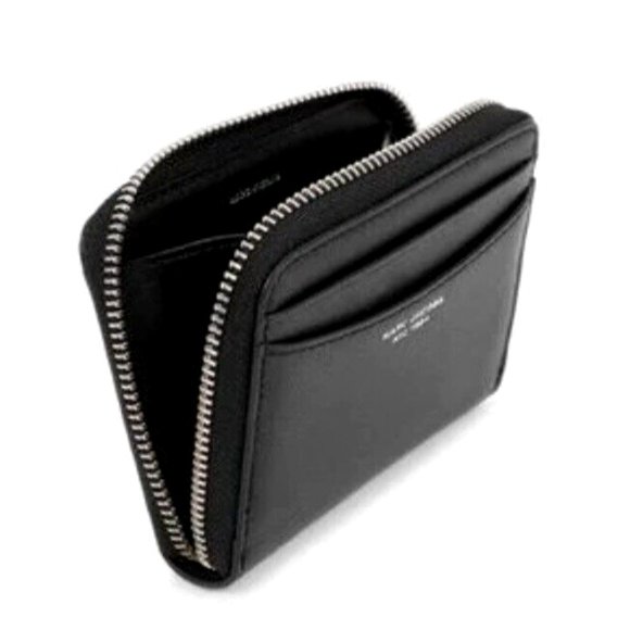 New Marc Jacobs Slim Zip Around Wallet Leather Black with Dust bag - Picture 3 of 4